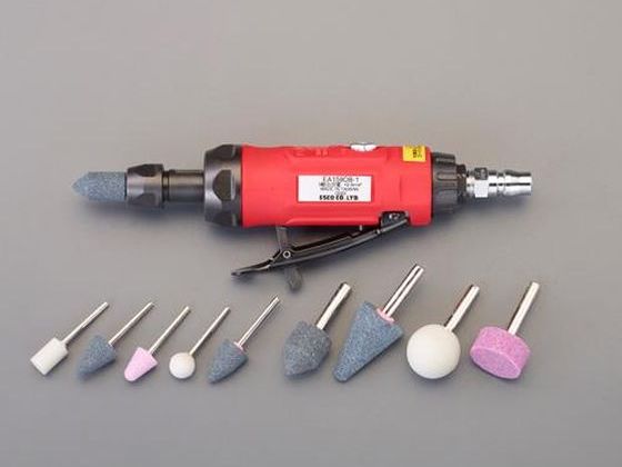 エスコ エアーグラインダーキット 25000rpm 3mm・6mm EA159DB-1 エスコ エアーグラインダーキット 25000rpm 3mm・6mm EA159DB-1