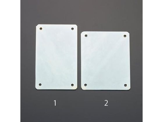 エスコ スチールプレート ユニクロメッキ ネジ穴付 100×125×1.6mm エスコ スチールプレート ユニクロメッキ ネジ穴付 100×125×1.6mm