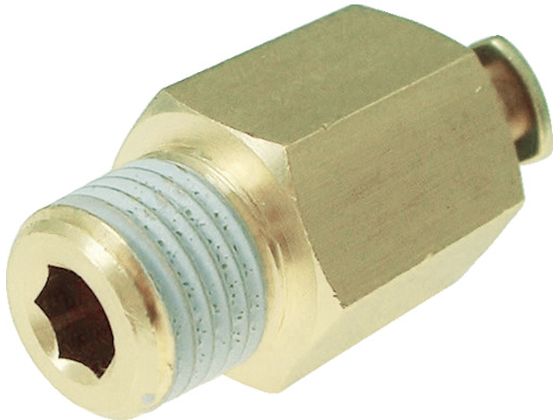 チヨダ タッチコネクターニップルコネクター(金属) 接続口径R1/4 CKN-10-02 チヨダ タッチコネクターニップルコネクター(金属) 接続口径R1/4 CKN-10-02