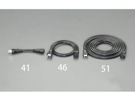 エスコ 延長コード AC125V 12A×5.0m EA815GA-51