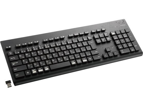 キーボード 無線 2.4GHz ワイヤレス 洗える TK-WS02DMKBK キーボード 無線 2.4GHz ワイヤレス 洗える TK-WS02DMKBK