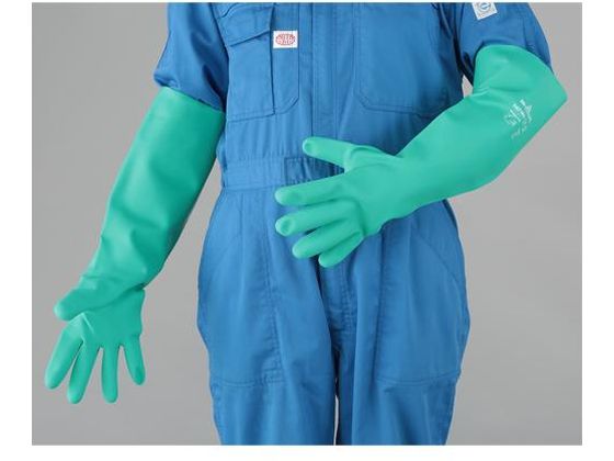 エスコ [M 480mm] 手袋(ニトリルゴム) EA354BD-55