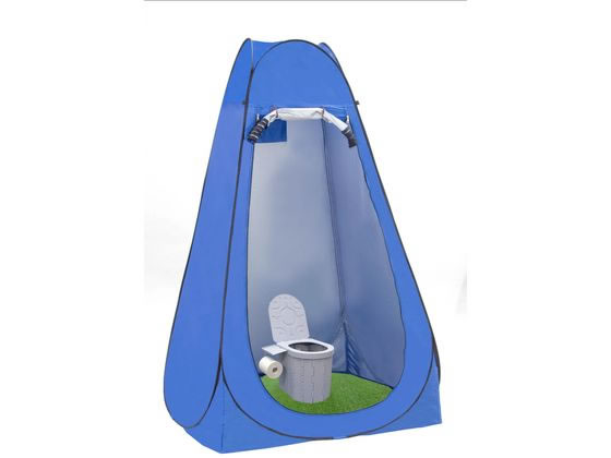 ファミリー・ライフ ワンタッチ式ルームテント&折りたたみトイレセットDX 04558