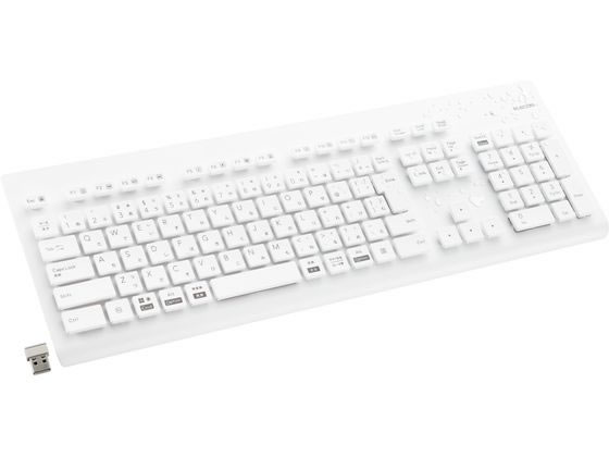 キーボード 無線 2.4GHz ワイヤレス 洗える TK-WS02DMKWH キーボード 無線 2.4GHz ワイヤレス 洗える TK-WS02DMKWH
