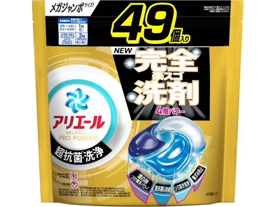 P & G アリエールジェルボールプロ パワー 替 メガジャンボ 49個 P & G アリエールジェルボールプロ パワー 替 メガジャンボ 49個