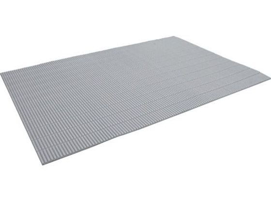 TRUSCO ジャバラマットスリム 600×900mm ライトグレー TNS-6090LG