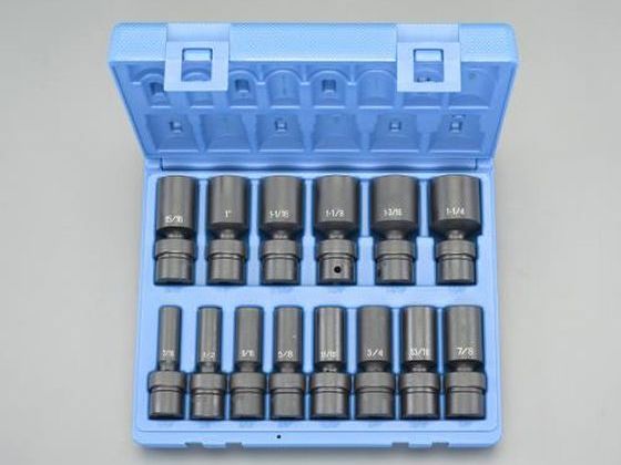 エスコ インパクトユニバーサルディープソケットセット 1/2 DR EA164DV-62 エスコ インパクトユニバーサルディープソケットセット 1/2 DR EA164DV-62