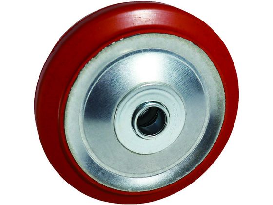 ヨドノ プレス金具用 赤ゴム車輪 75 RW75