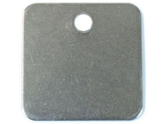 エスコ 51x51mm タグブランク ステンレス 角/10枚 EA591HC-24 エスコ 51x51mm タグブランク ステンレス 角/10枚 EA591HC-24