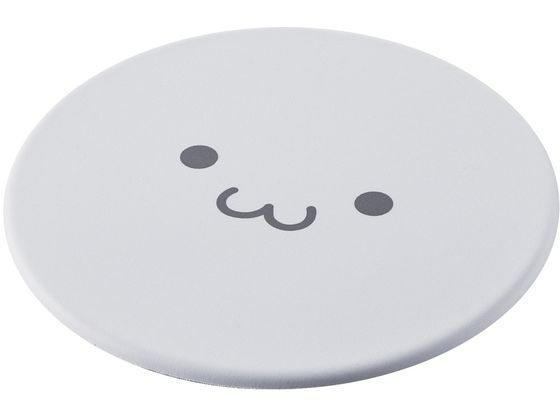 エレコム しろちゃんマウスパッド 丸型 グレーフェイス MP-FC01GF エレコム しろちゃんマウスパッド 丸型 グレーフェイス MP-FC01GF