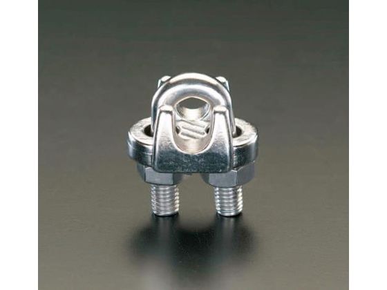 エスコ ワイヤークリップ ステンレス製 4mm EA638FZ-4