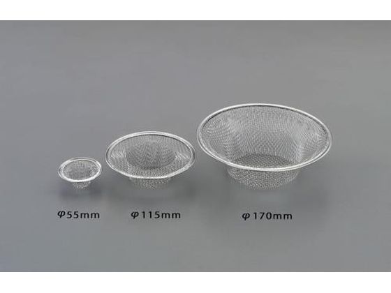 エスコ ろ過網 ステンレス製 8メッシュ φ55 0.42 EA468DB-101