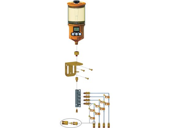 パルサールブ OL500オイル用 遠隔設置キット(4箇所) 1250RO-4