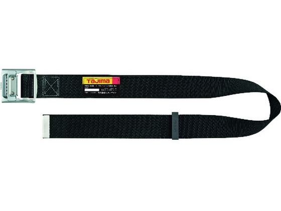 タジマ 胴ベルト スチールワンフィンガーバックル 黒 Sサイズ BSS110-BK