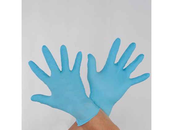 エスコ [XL] 手袋(ニトリル・生分解・粉無 200枚) EA354BD-134