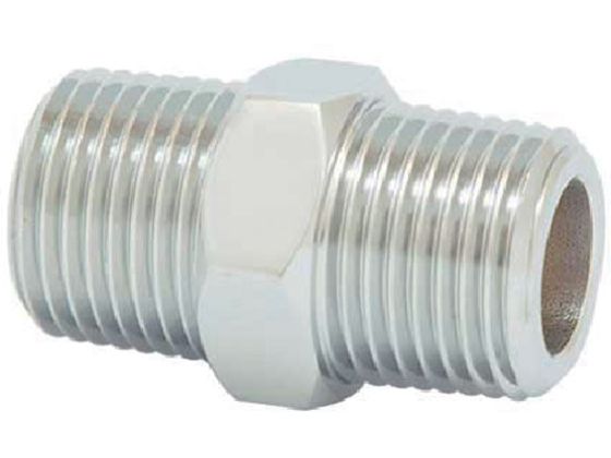 TBC メッキ付六角ニップル 20X13 M-6N TBC メッキ付六角ニップル 20X13 M-6N