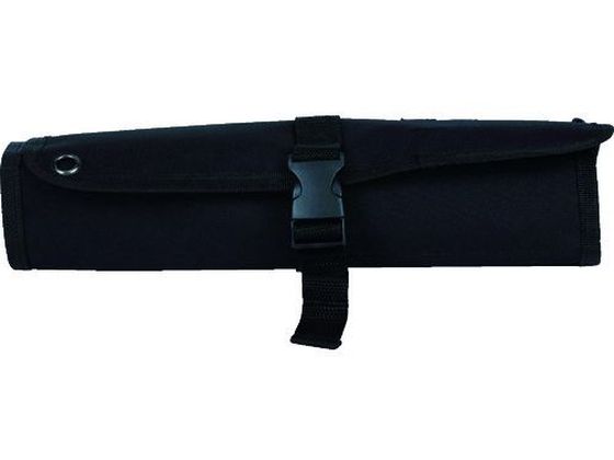 TRUSCO ツールロール 460×320 10ポケット ブラック色 TTR-450-BK