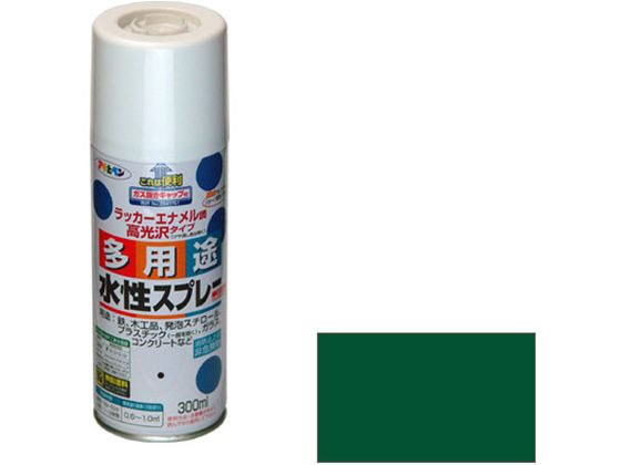 アサヒペン 水性多用途スプレー 300ml 緑