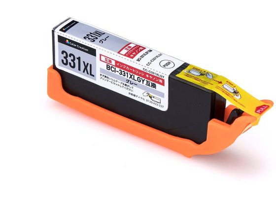 エレコム CCカートリッジ BCI-331XLGY対応 グレー CC-C331XLGY