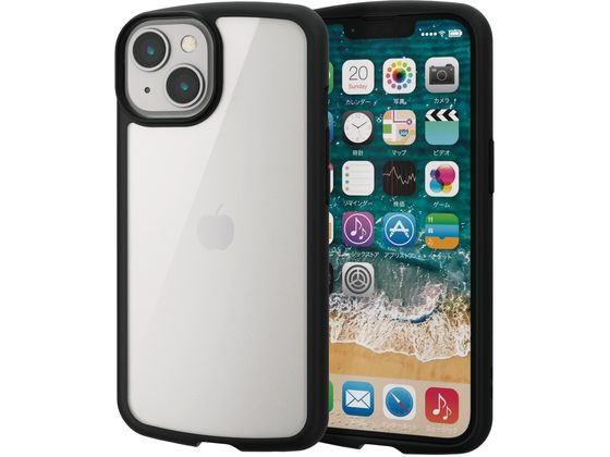 エレコム iPhone14 13 ケース カバー ハイブリッド PM-A22ATSLFCBK エレコム iPhone14 13 ケース カバー ハイブリッド PM-A22ATSLFCBK