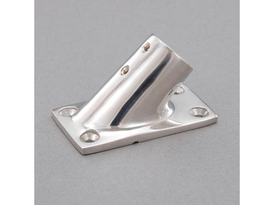 エスコ 25mm パイプ用アングルベース ステンレス製 EA951EW-151
