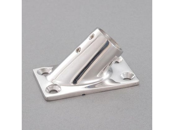 エスコ 25mm パイプ用アングルベース ステンレス製 EA951EW-152
