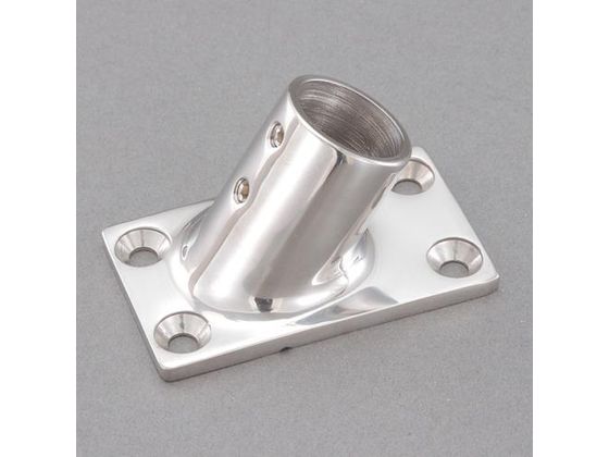 エスコ 25mm パイプ用アングルベース ステンレス製 EA951EW-153