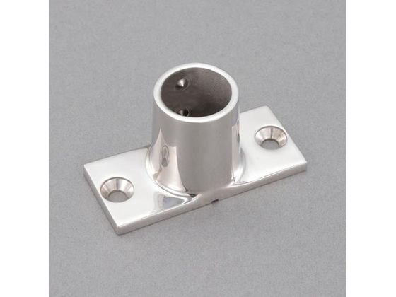 エスコ 25mm パイプ用アングルベース ステンレス製 EA951EW-155
