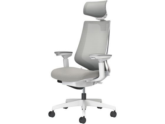 コクヨ チェア デュオラ2 ホワイト脚 メッシュ ソフトグレー コクヨ チェア デュオラ2 ホワイト脚 メッシュ ソフトグレー