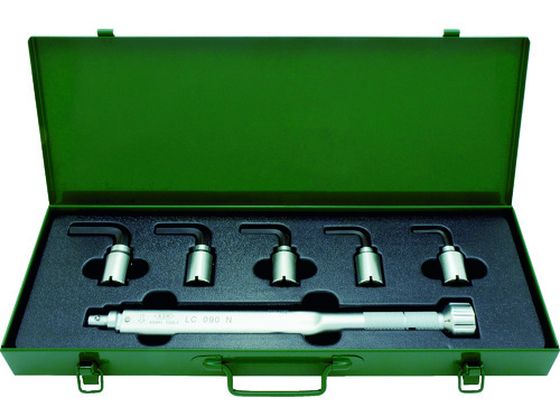 ASH トルクレンチ六角棒スパナヘッドセット LC090N+5-12mm LCX3000 ASH トルクレンチ六角棒スパナヘッドセット LC090N+5-12mm LCX3000