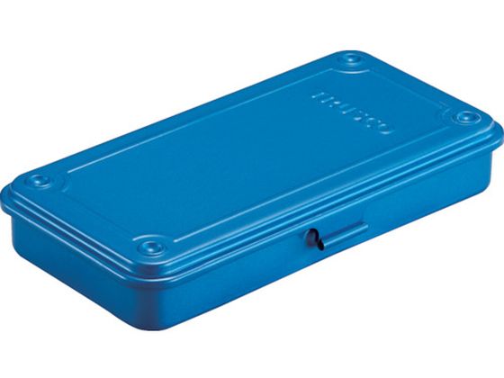 TRUSCO トランク型工具箱 203×109×35 ブルー T-19