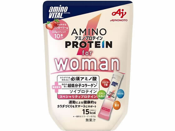 味の素 アミノバイタル アミノプロテイン for woman 10本 味の素 アミノバイタル アミノプロテイン for woman 10本