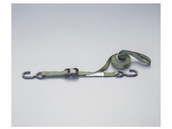 エスコ 荷締ストラップ (OD) 25mm×3.7m 150kg EA982B-16G エスコ 荷締ストラップ (OD) 25mm×3.7m 150kg EA982B-16G