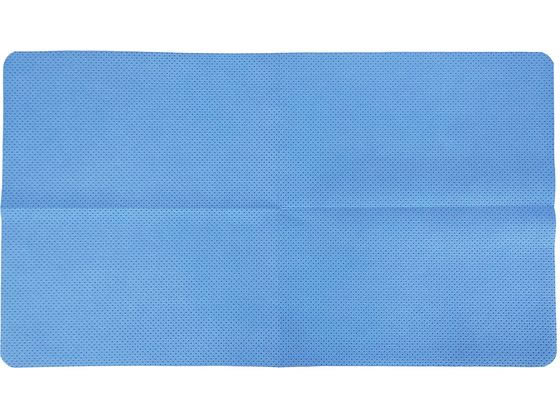 今村紙工 不織布吸水バスマット 使い捨て ブルー 20枚入 今村紙工 不織布吸水バスマット 使い捨て ブルー 20枚入