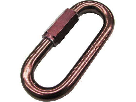 水本 アルミリングキャッチ(アルマイト付) ブラウン 線径10mm 長さ77mm