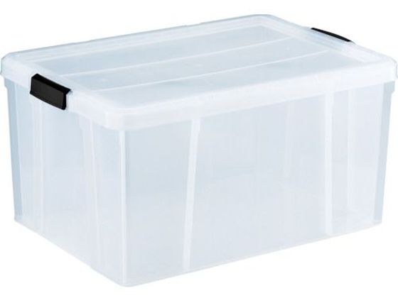 TRUSCO クリアライトボックス 66L 透明 TCR-04