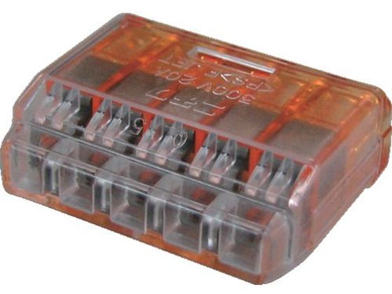 TRUSCO 差込形電線コネクタ極数5 (7個入) T-QL-5 TRUSCO 差込形電線コネクタ極数5 (7個入) T-QL-5