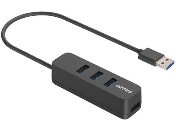 バッファロー USB3.2 Gen1 4ポート ハブ ブラック BSH4U320U3BK