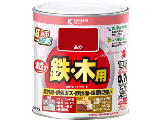 カンペハピオ 油性ウレタンガード あか 0.7L カンペハピオ 油性ウレタンガード あか 0.7L