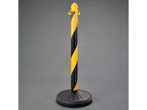 エスコ チェーンスタンド (黄 黒) 350×960mm EA983FT-261B