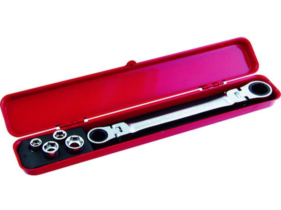 Pro-Auto ダブルフレックスロックギアレンチ&ゴースルーソケットセット DFL-1GS Pro-Auto ダブルフレックスロックギアレンチ&ゴースルーソケットセット DFL-1GS