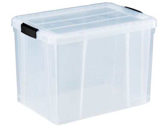 TRUSCO クリアライトボックス 86L 透明 TCR-04D