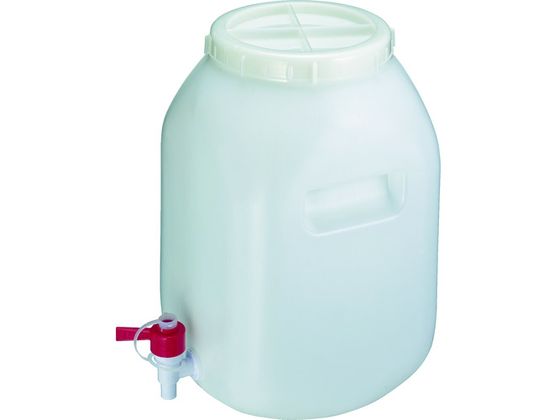 瑞穂 正角広口 コック付 20L 0369