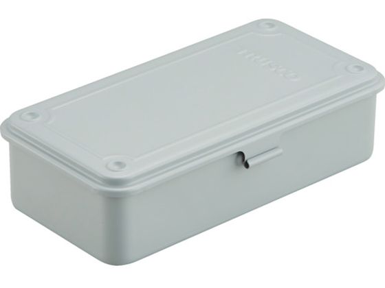 TRUSCO トランク型工具箱 203×109×56 ライトグレイ T-190LG
