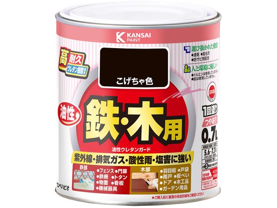 カンペハピオ 油性ウレタンガード こげちゃ色 0.7L カンペハピオ 油性ウレタンガード こげちゃ色 0.7L