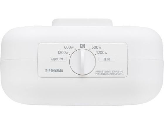 アイリスオーヤマ 人感センサー付きセラミックファンヒーター ホワイト
