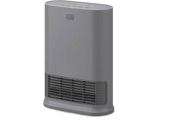 アイリスオーヤマ 大風量セラミックファンヒーター Wセンサー付 グレー