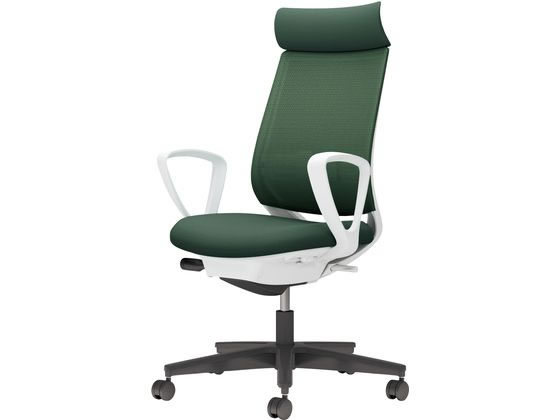 コクヨ チェアミトラ2 サークル肘 ランバー付 ディープグリーン ポリウレタン巻 コクヨ チェアミトラ2 サークル肘 ランバー付 ディープグリーン ポリウレタン巻