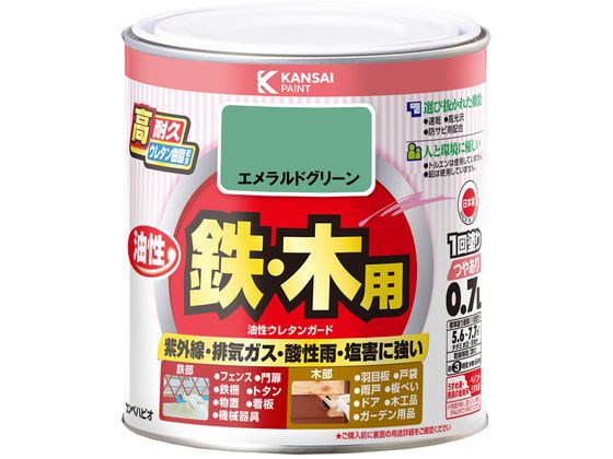カンペハピオ 油性ウレタンガード エメラルドグリーン 0.7L カンペハピオ 油性ウレタンガード エメラルドグリーン 0.7L