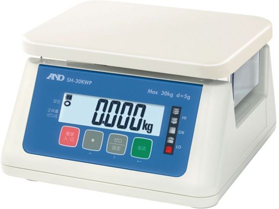 エー・アンド・デイ 防水型デジタル秤 30kg SH-30KAWP